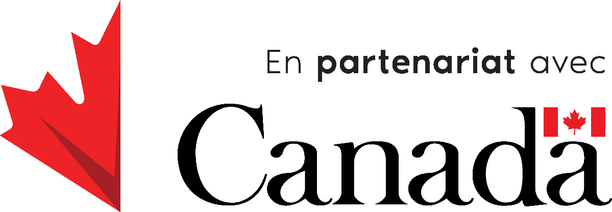 Logo: En partenariat avec le gouvernement du Canada
