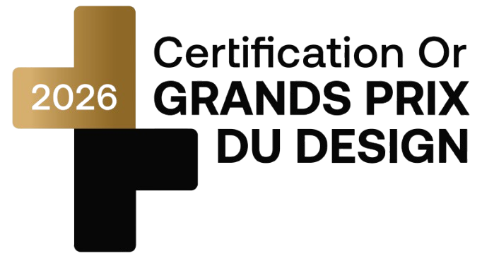 Logo de la certification or - Grands Prix du Design