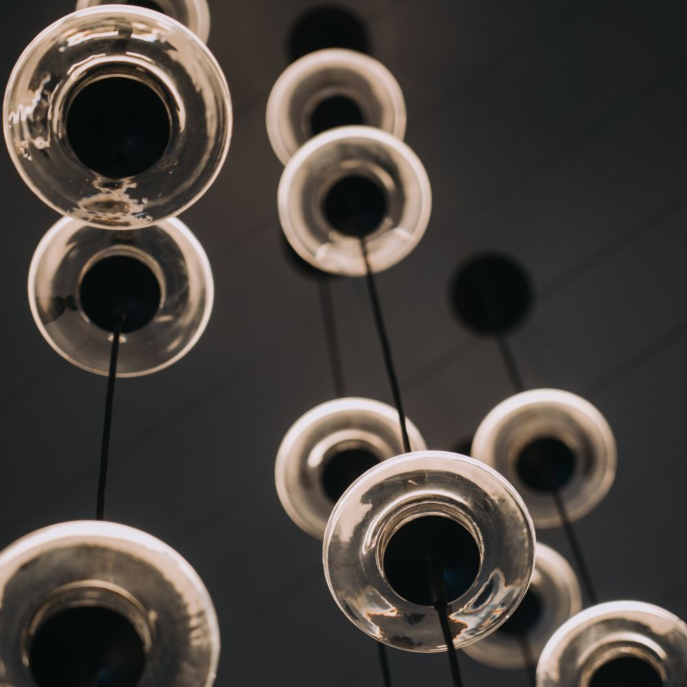 Photo of the hanging lights