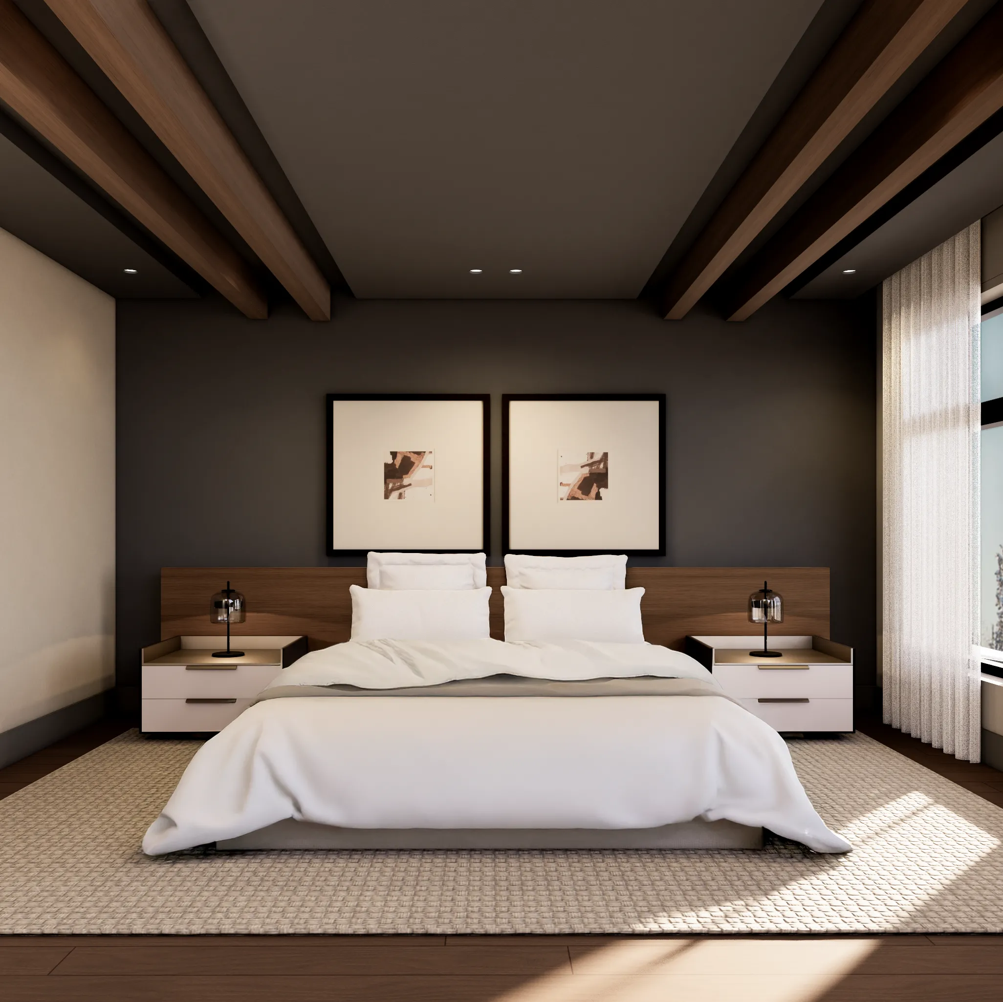 Bedroom – A tranquil sanctuary bathed in natural light and open to the outdoors