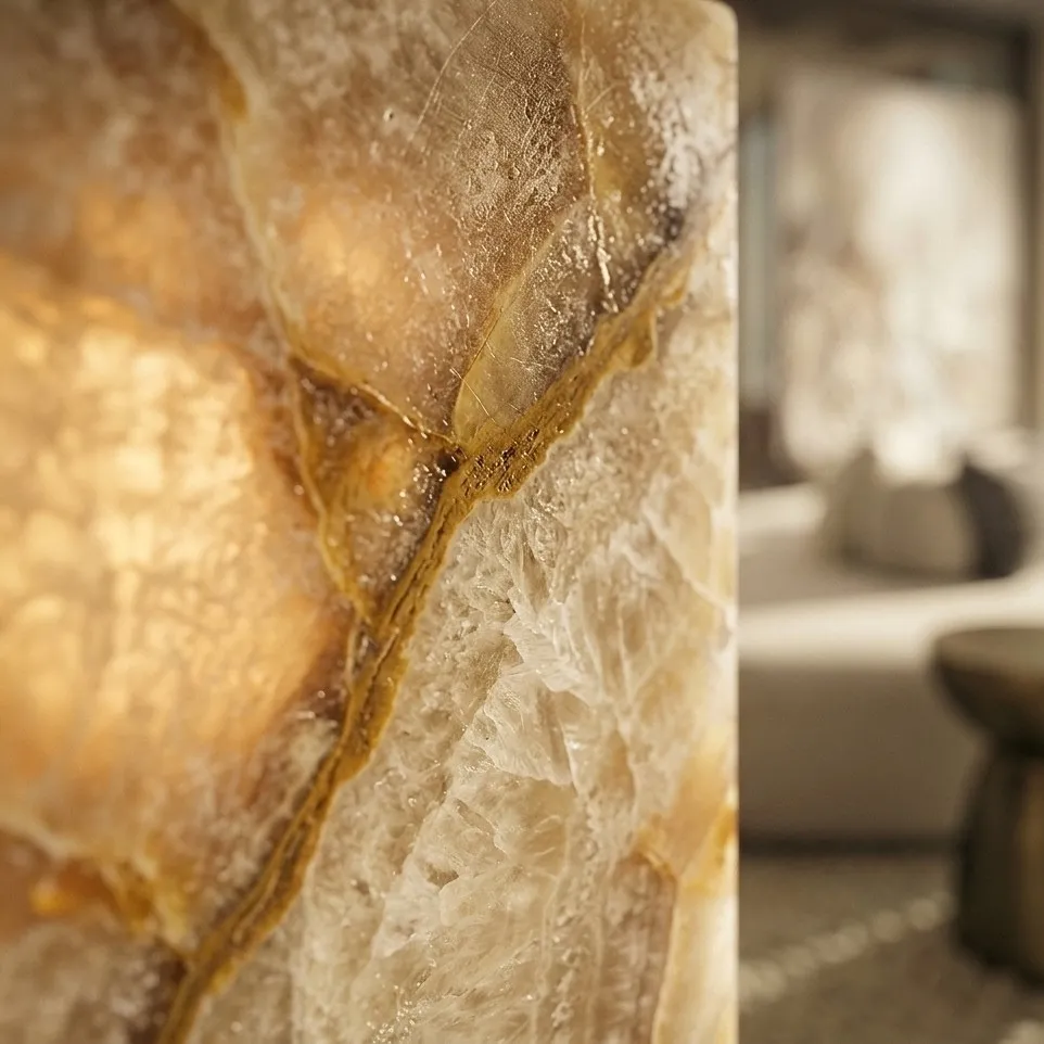 Gros plan et texture du bar