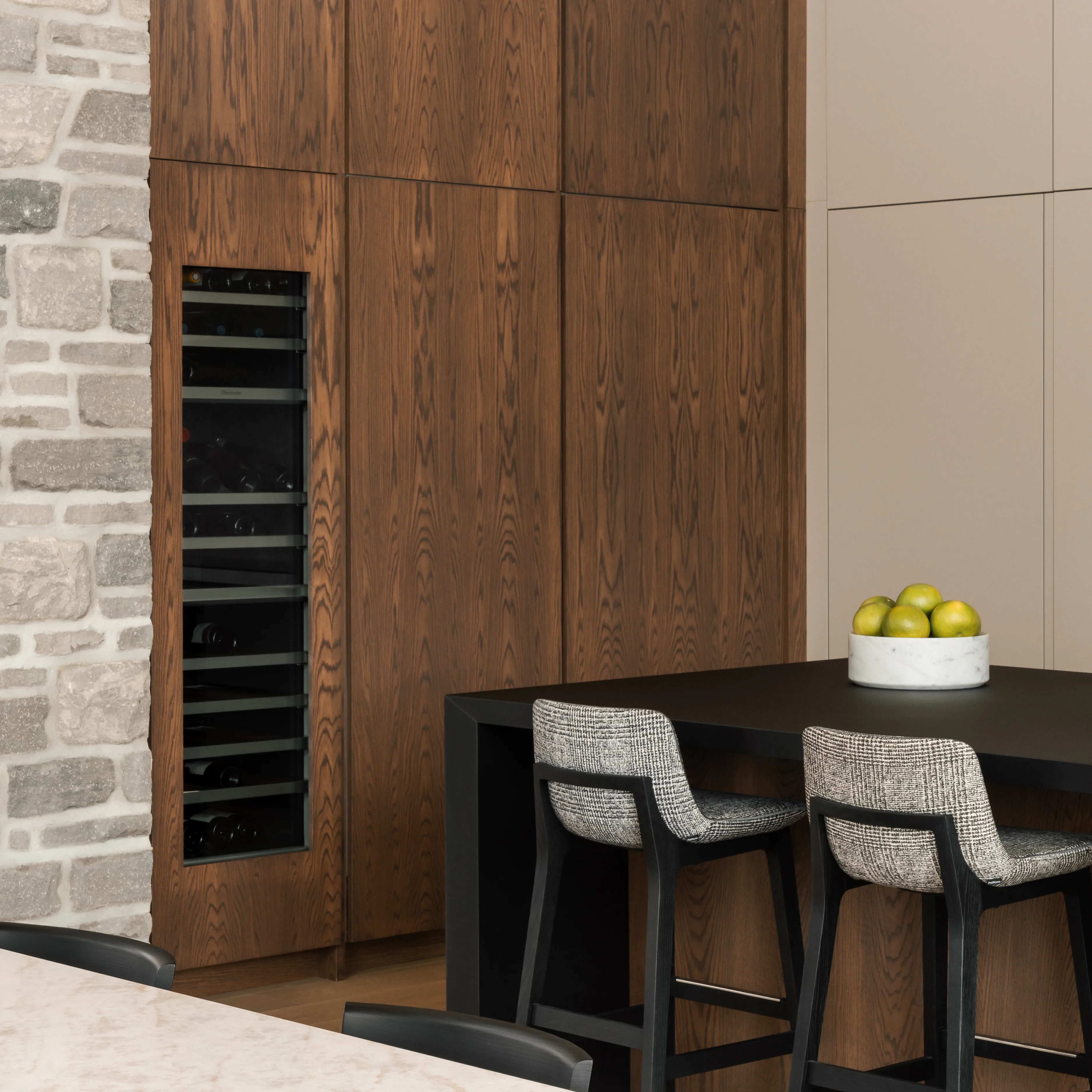 Vue détaillée de la cuisine 