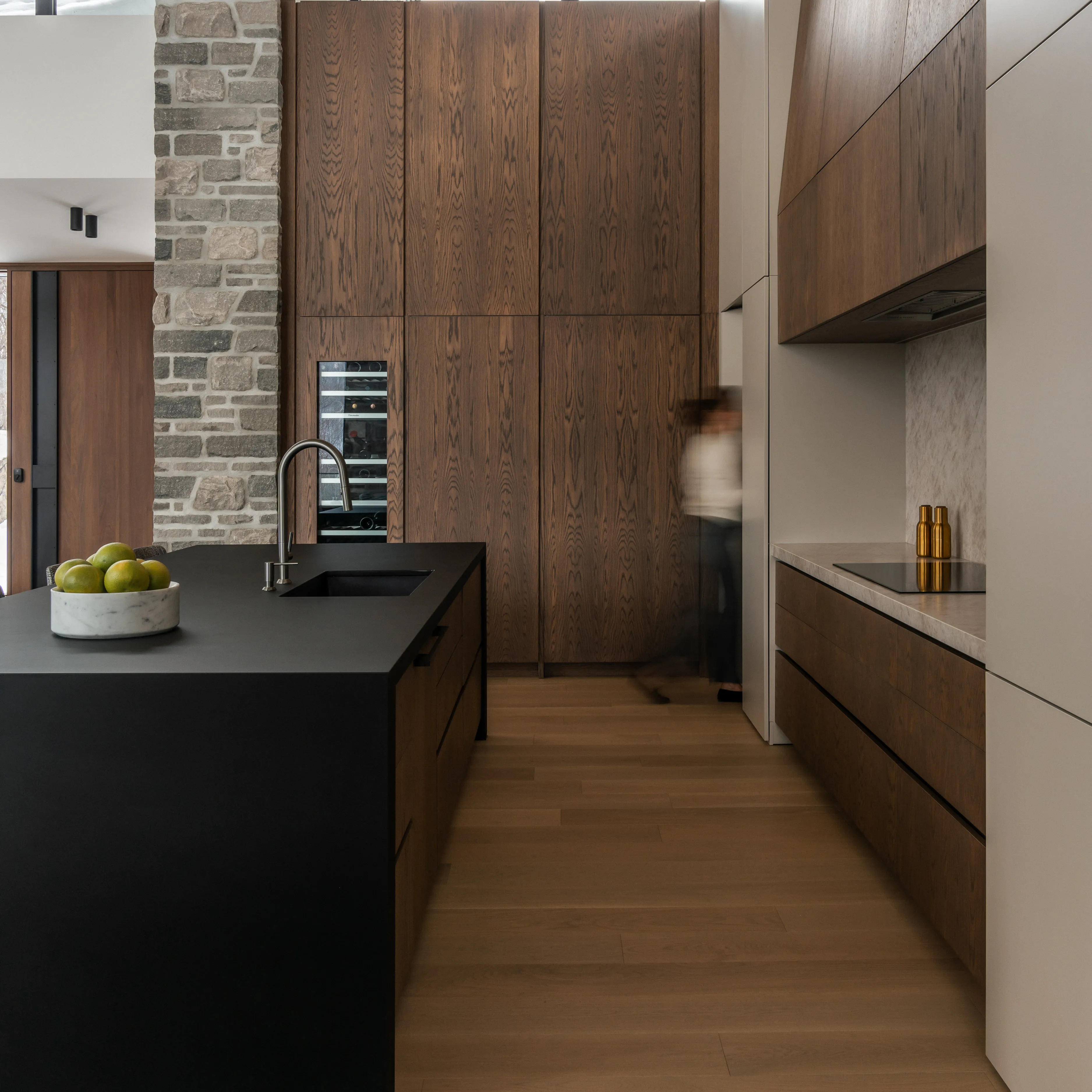 Vue détaillée de la cuisine 