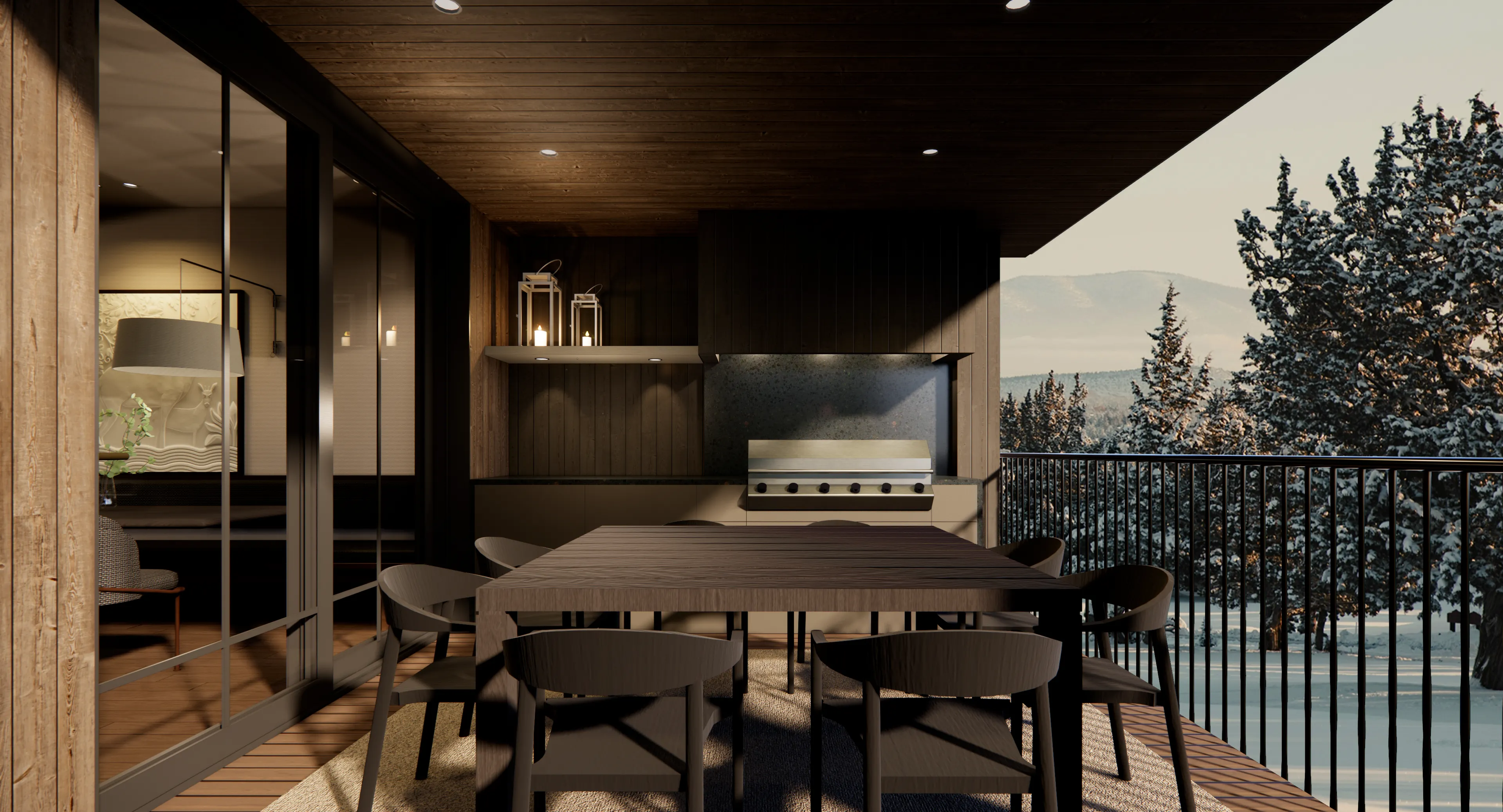 View of the outdoor terrace – A perfect place to enjoy life