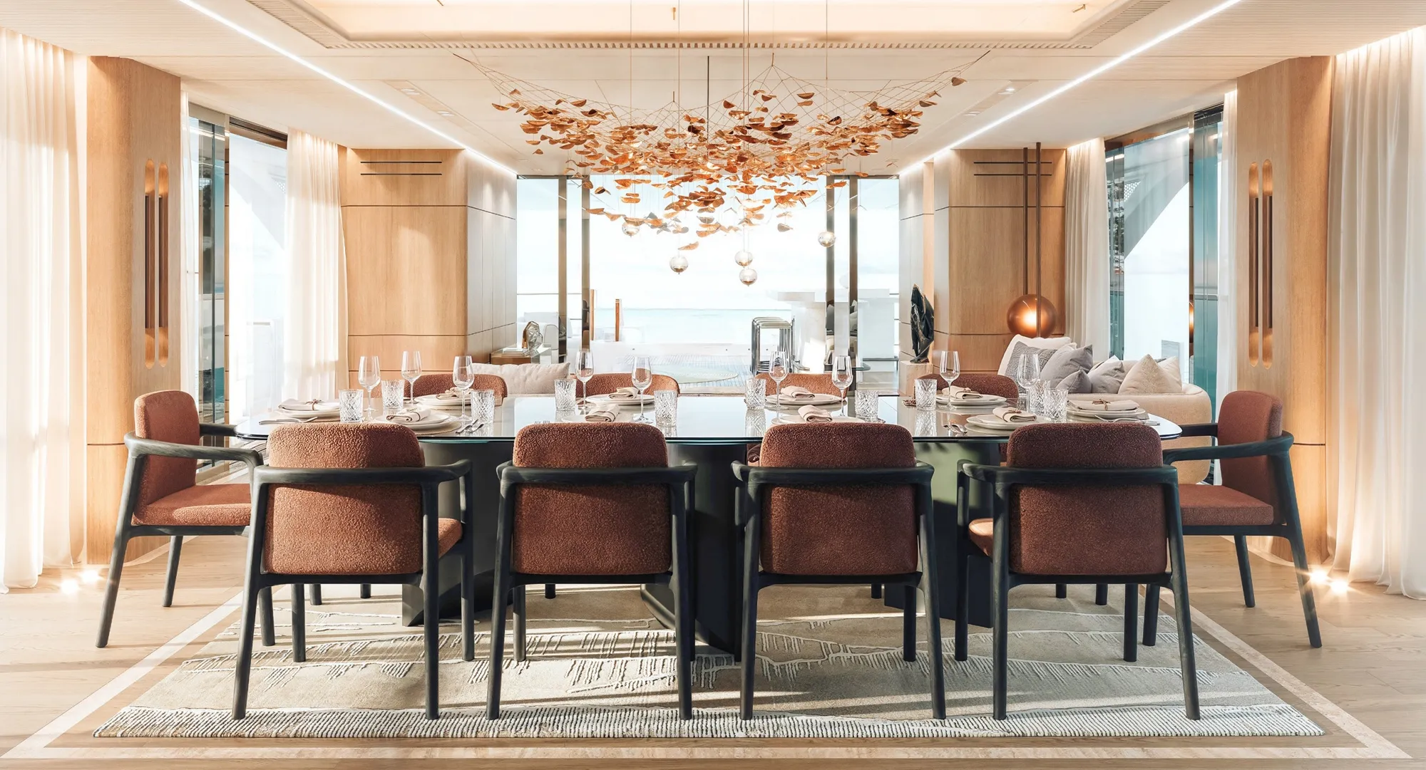 Image de la salle à dîner sur le pont principal
